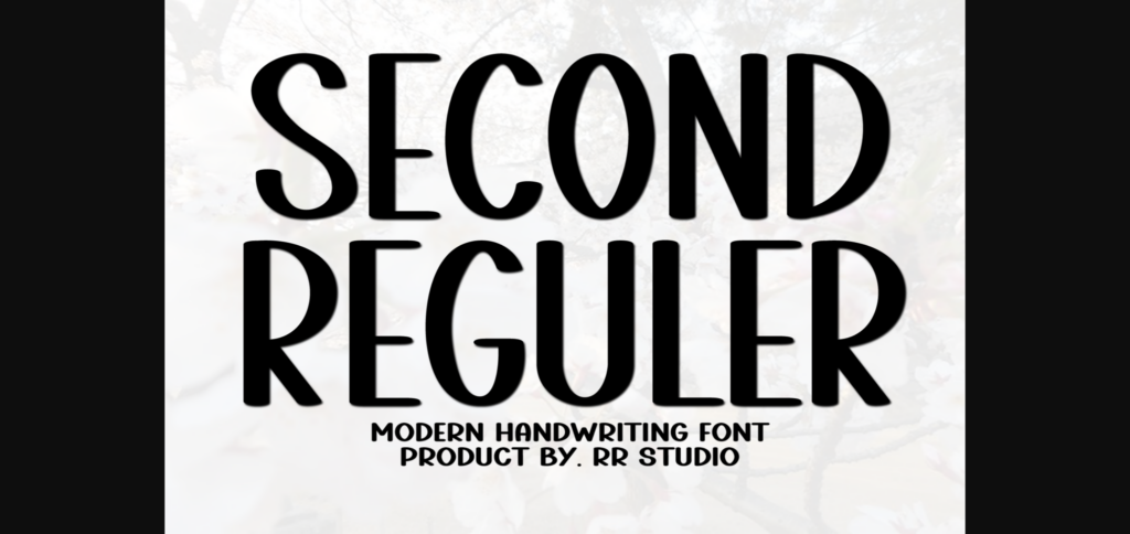 Modern Designer Font Poster 4