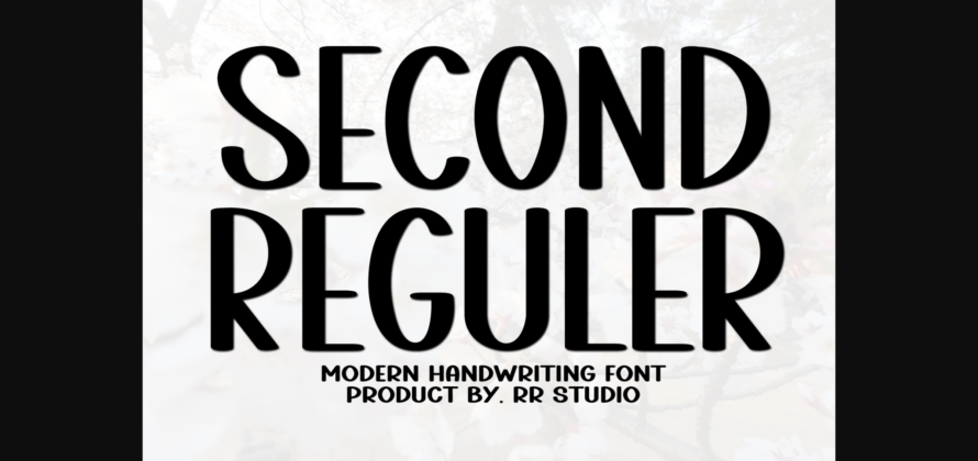 Modern Designer Font Poster 2