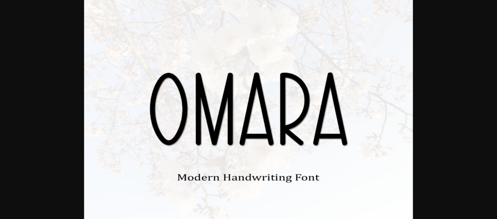 Modern Font Poster 5