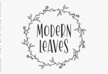 Modern Leaves Fonts