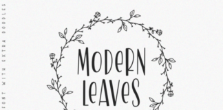 Modern Leaves Fonts