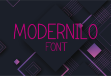 Modernilo Font Poster 1