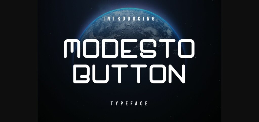 Modesto Button Font Poster 3