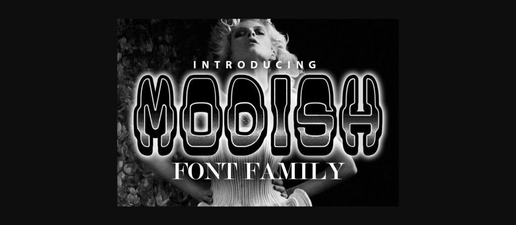 Modish Font Poster 3