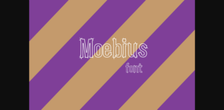 Moebius Font Poster 1