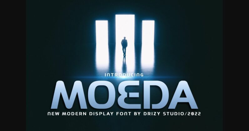 Moeda Font Poster 3