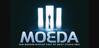 Moeda Font Poster 1