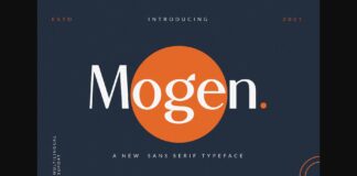 Mogen Font Poster 1