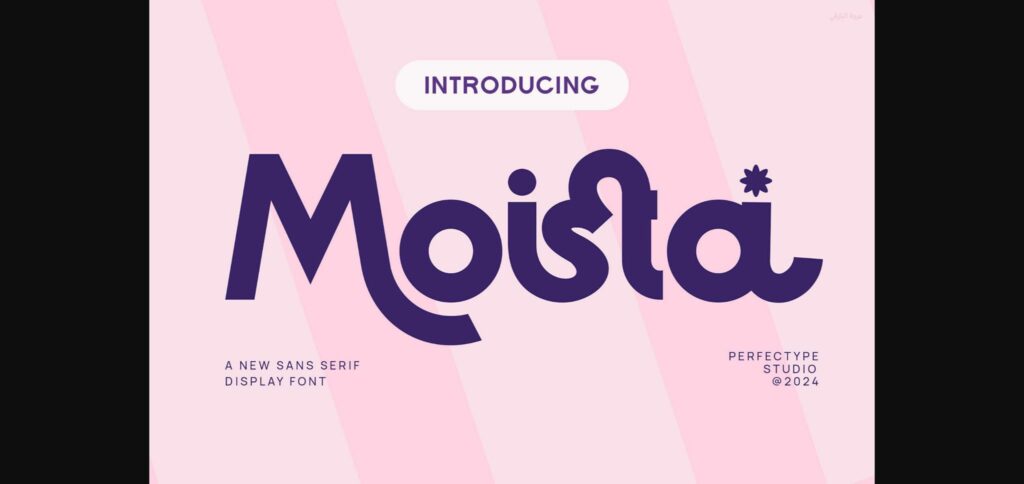 Moista Font Poster 3