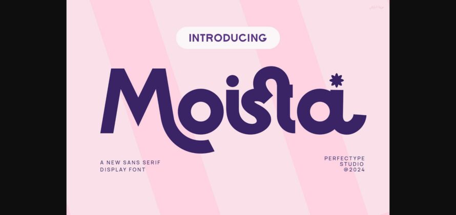 Moista Font Poster 3