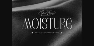 Moisture Font Poster 1