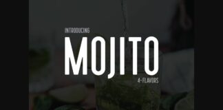 Mojito Font Poster 1