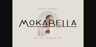 Mokabella Font Poster 1