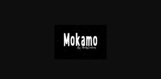 Mokamo Font Poster 1