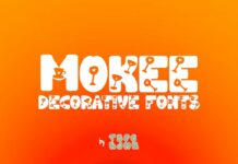 Mokee Font Poster 1