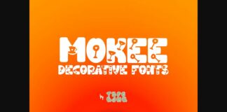 Mokee Font Poster 1