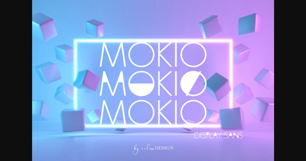 Mokio Font Poster 3