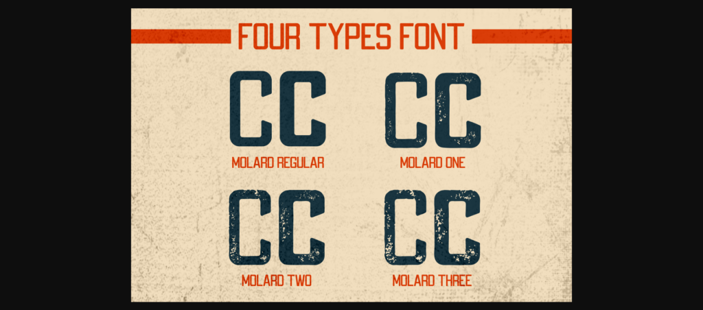 Molard Font Poster 9