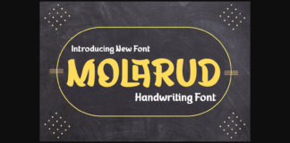 Molarud Font Poster 1