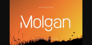 Molgan Font Poster 1