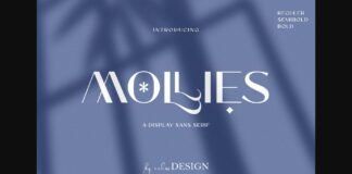 Mollies Font Poster 1