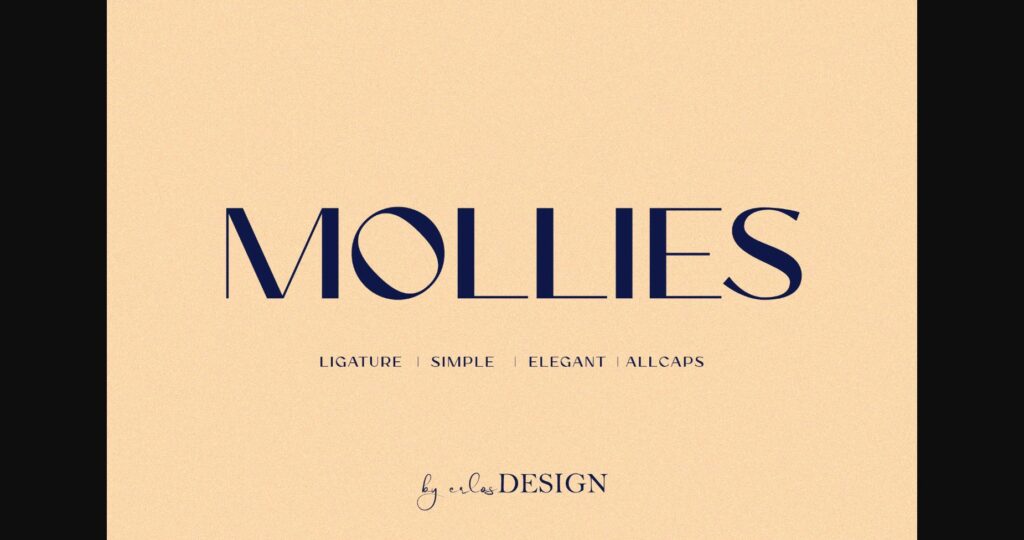 Mollies Font Poster 4