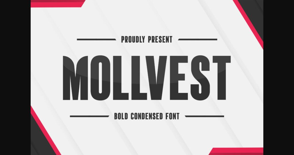 Mollvest Font Poster 3