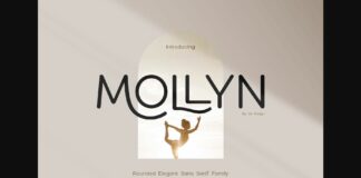 Mollyn Font Poster 1