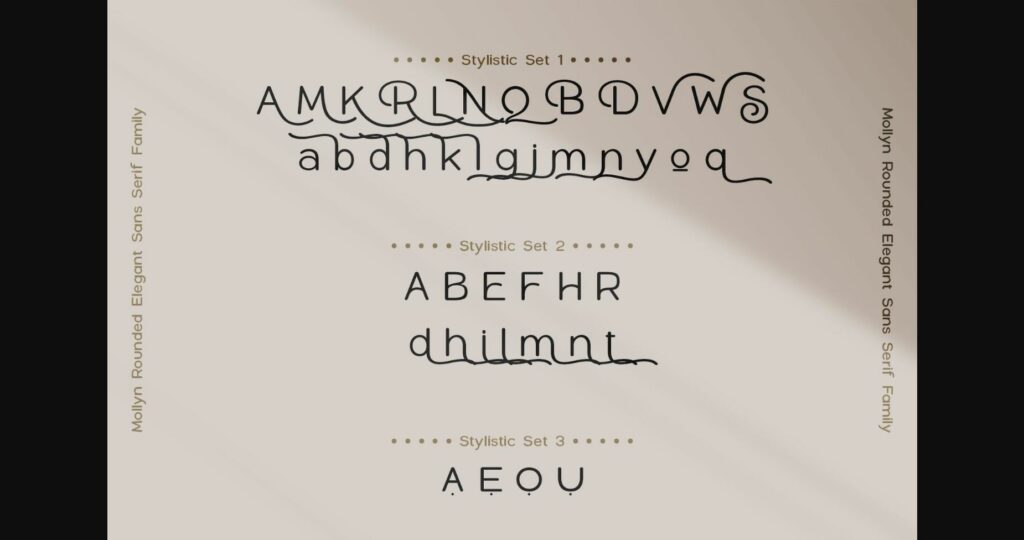 Mollyn Font Poster 8