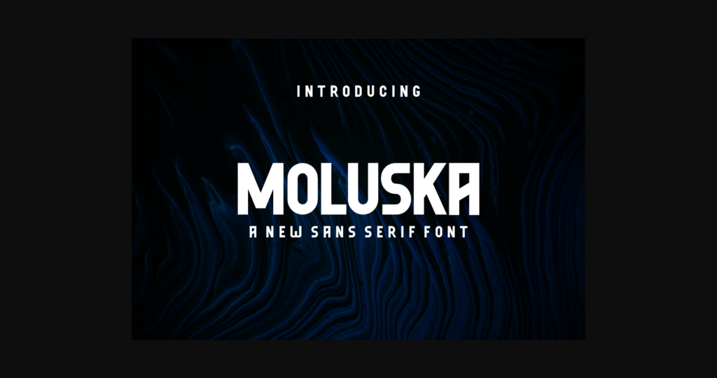 Moluska Font Poster 1