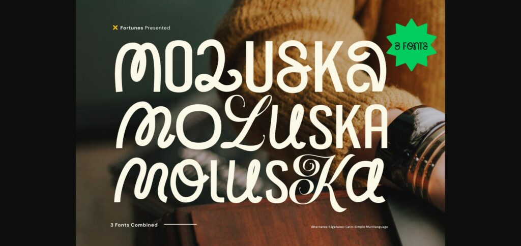 Moluska Font Poster 3