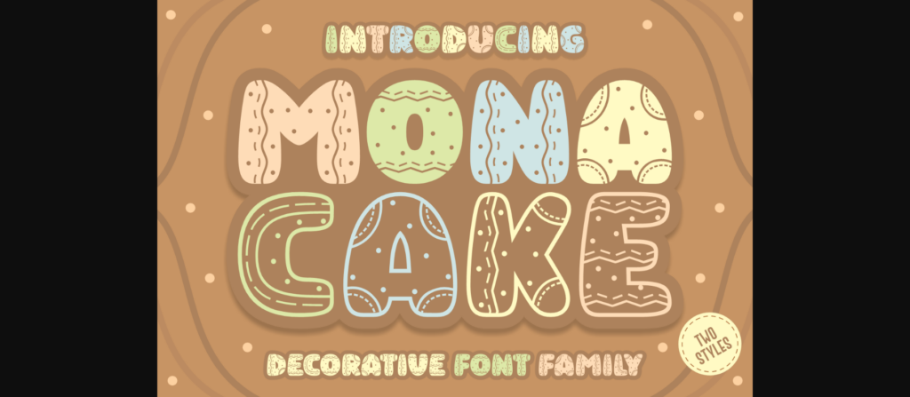 Mona Cake Font Poster 3