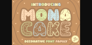 Mona Cake Font Poster 1