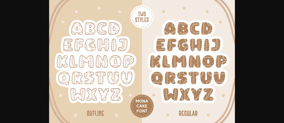 Mona Cake Font Poster 6