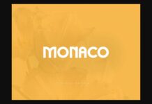 Monaco Font Poster 1