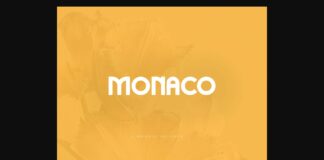 Monaco Font Poster 1