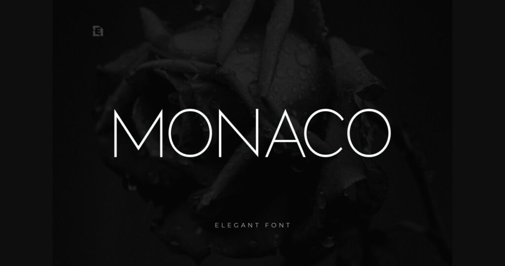 Monaco Font Poster 3