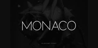 Monaco Font Poster 1