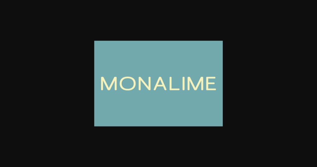 Monalime Font Poster 3