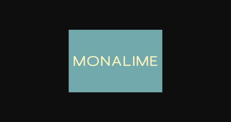 Monalime Font Poster 3