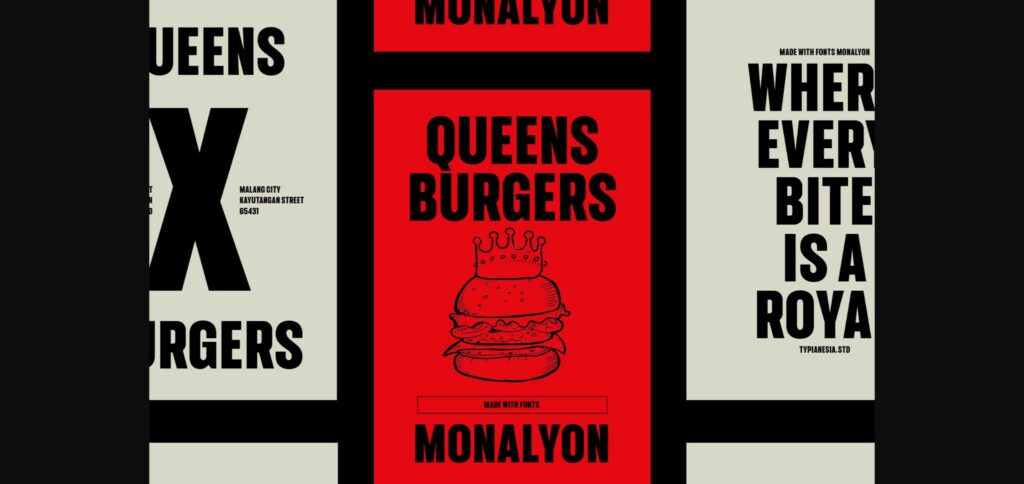 Monalyon Font Poster 7