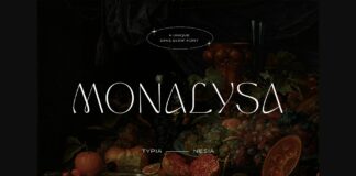 Monalysa Font Poster 1