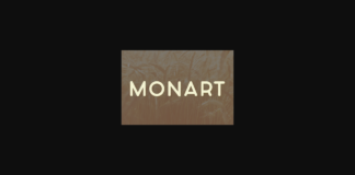 Monart Font Poster 1