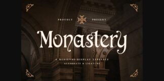 Monastery Font Poster 1