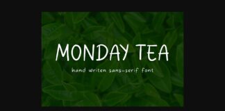 Monday Tea Font Poster 1