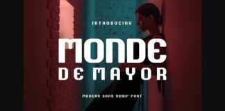 Monde De Mayor Font Poster 1