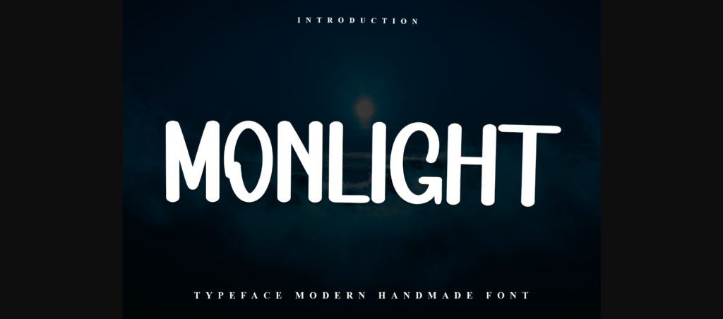 Monlight Font Poster 1