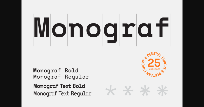 Monograf Font Poster 3