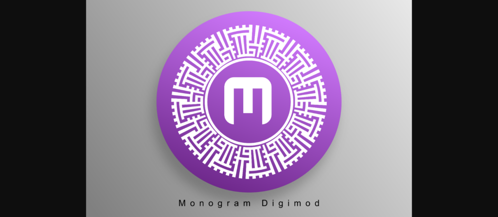 Monogram Digimod Font Poster 1