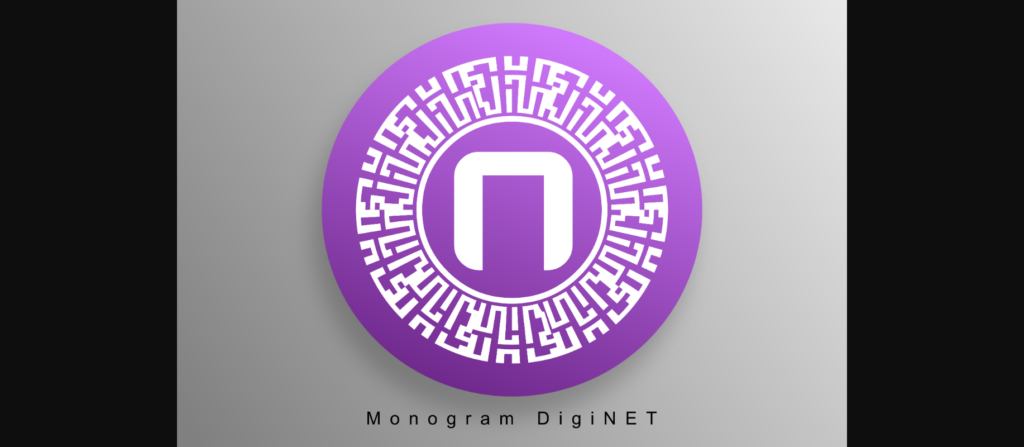 Monogram Diginet Font Poster 1